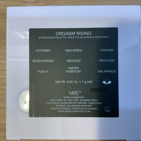NARS-Orgasm Rising Eyeshadow Palette-New In Box - Picture 3 of 4